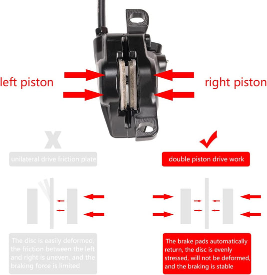 Shimano BR-MT200 Hydraulic Disc Brake Set
