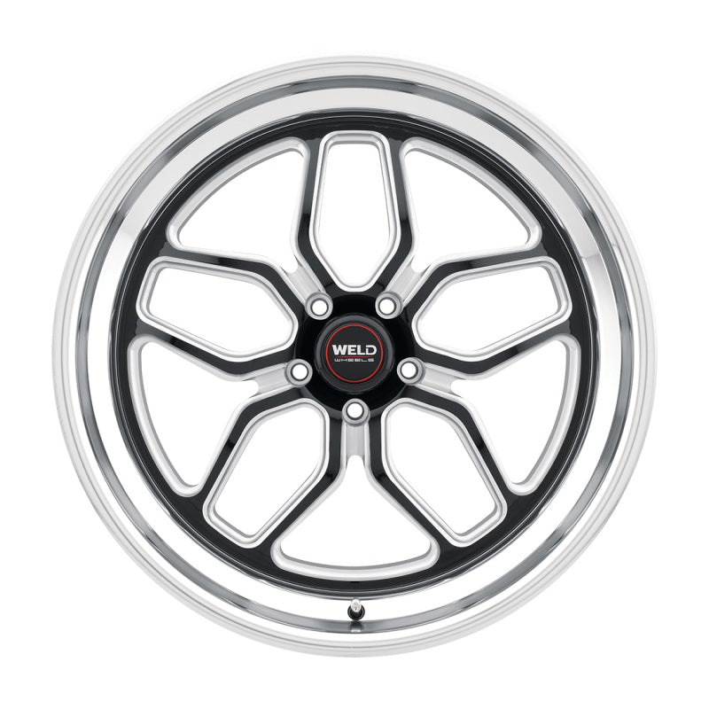 Load image into Gallery viewer, Weld S107 22X10.5 Laguna 5X127 ET13 BS6.25 Gloss Black MIL Dia 78.1
