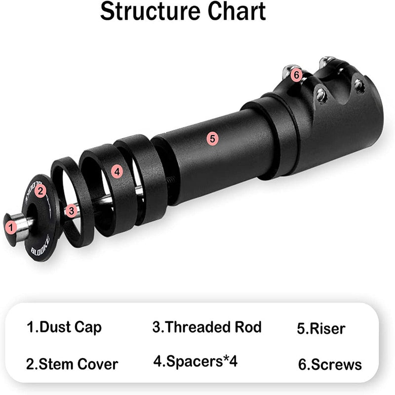 Load image into Gallery viewer, Bike Fork Stem Extender Bicycle Handlebar Stem Riser
