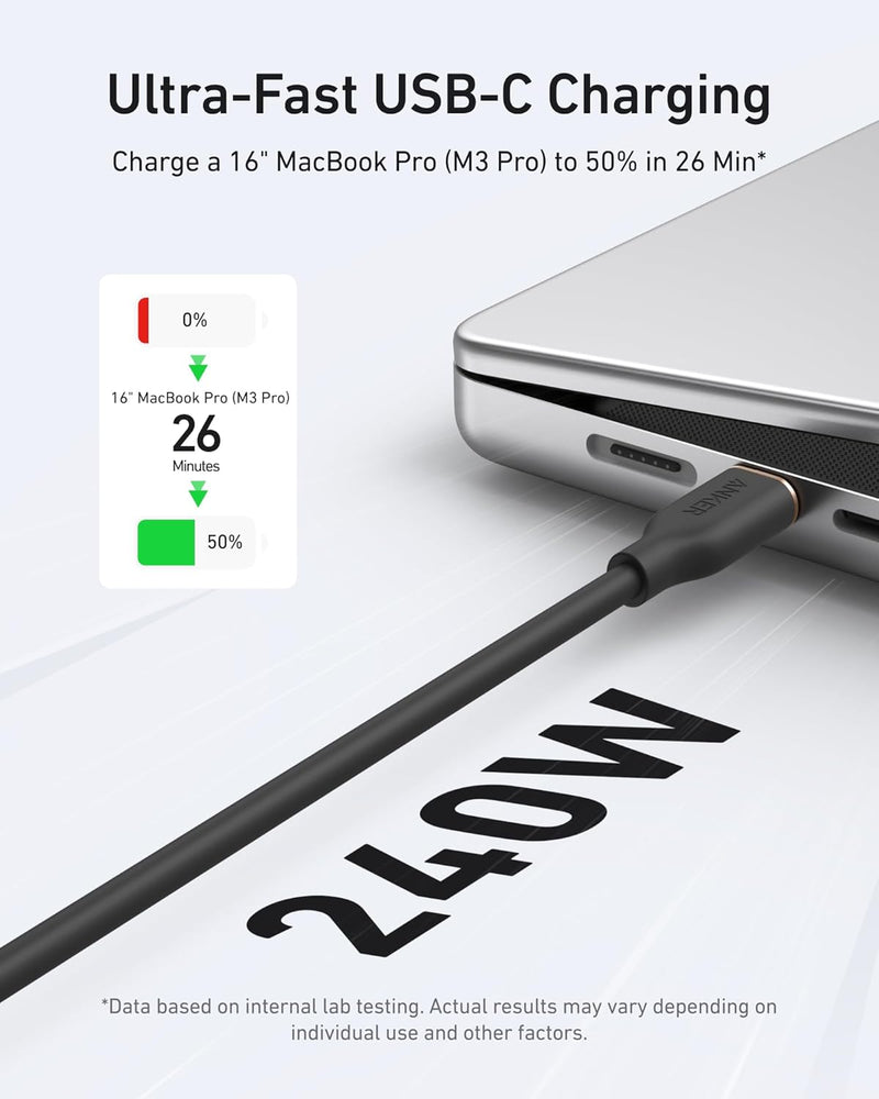 Load image into Gallery viewer, Anker <b>643</b> USB-C to USB-C Cable (Flow, Silicone)
