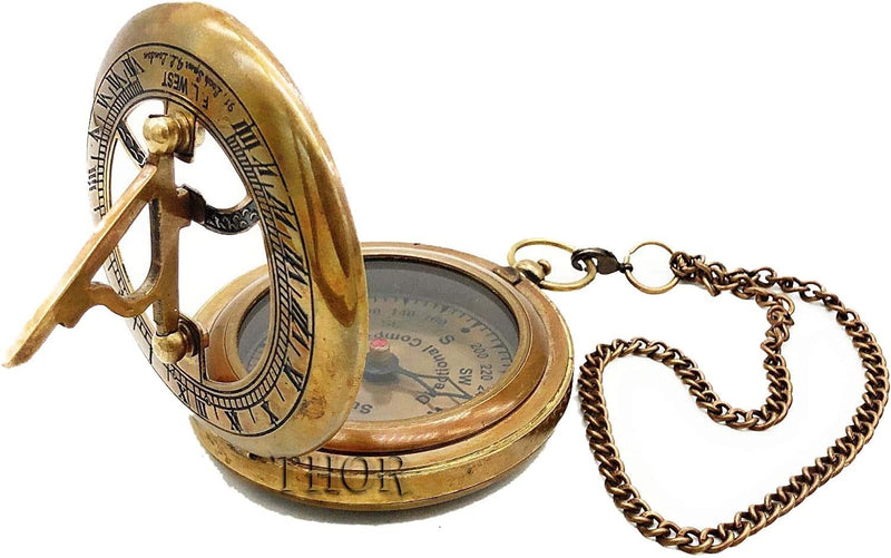 Load image into Gallery viewer, Century Pocket Sundial
