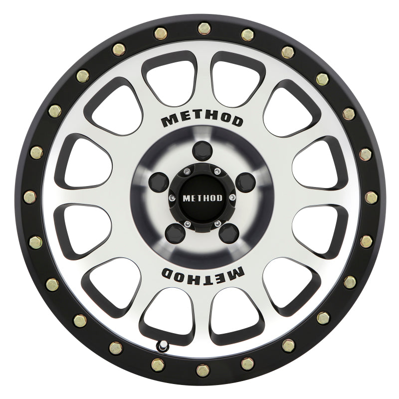Load image into Gallery viewer, Method MR305 NV 17x8.5 0mm Offset 5x5 94mm CB Machined/Black Street Loc Wheel
