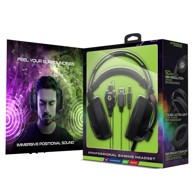 Load image into Gallery viewer, HyperGear SoundRecon Xtreme Pro Multiplatform Gaming Headset
