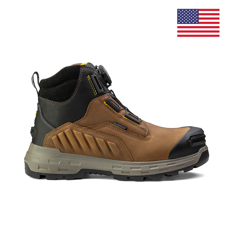 Load image into Gallery viewer, Wildwood 6” Composite Toe Turbolace™ Work Boot - Brown - Made in USA
