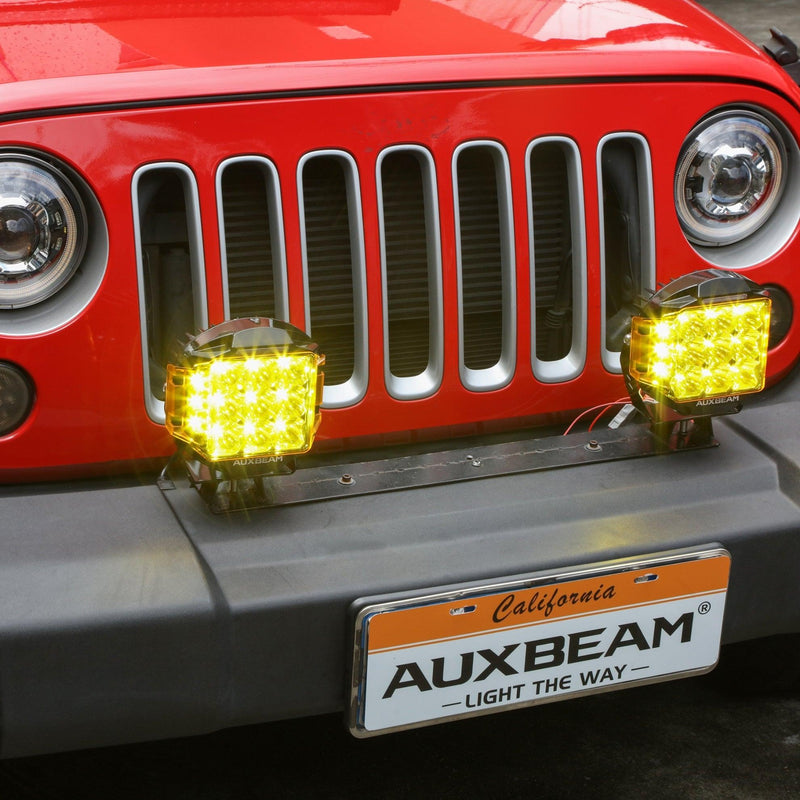 Load image into Gallery viewer, V-MAX Series Combo Beam Side Shooter LED Pod Lights with Amber DRL
