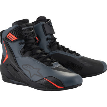 ALPINESTARS Faster-4 Shoes - Black/Gray/Red - US 7 2510425-1130-7