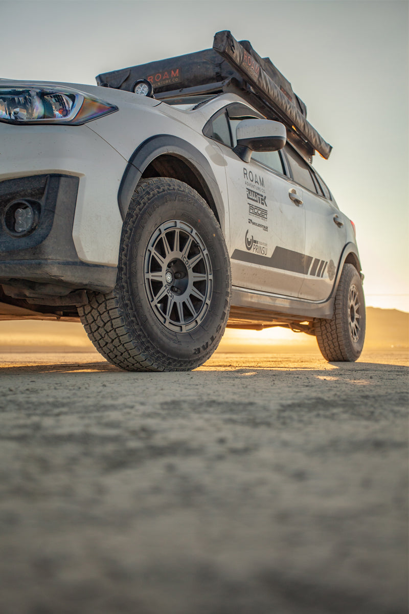 Load image into Gallery viewer, ICON Ricochet 15x7 5x100 15mm Offset 4.6in BS 56.1mm Bore Satin Black Wheel
