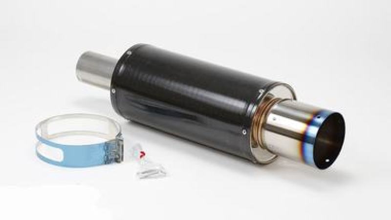 Load image into Gallery viewer, HKS Universal Carbon-Ti Cat-back Exhaust - 170mm Shell/75mm Diameter
