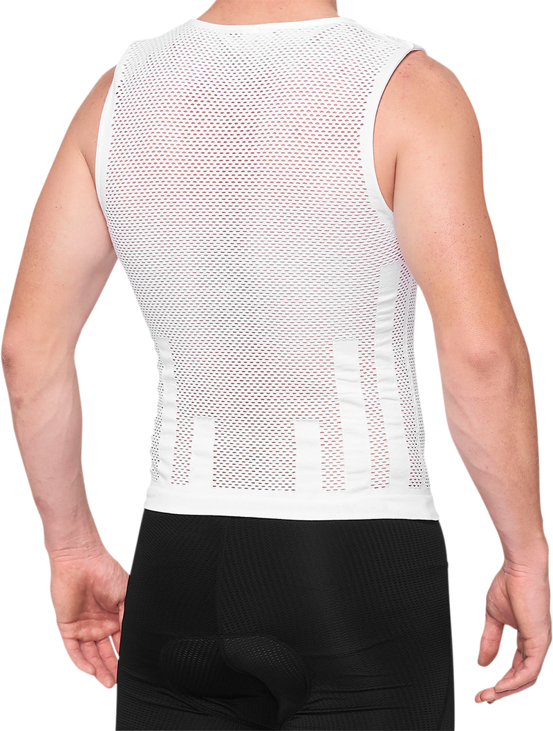 Load image into Gallery viewer, 100% Zephyr Tank Jersey - White - Small/Medium 35502-000-17
