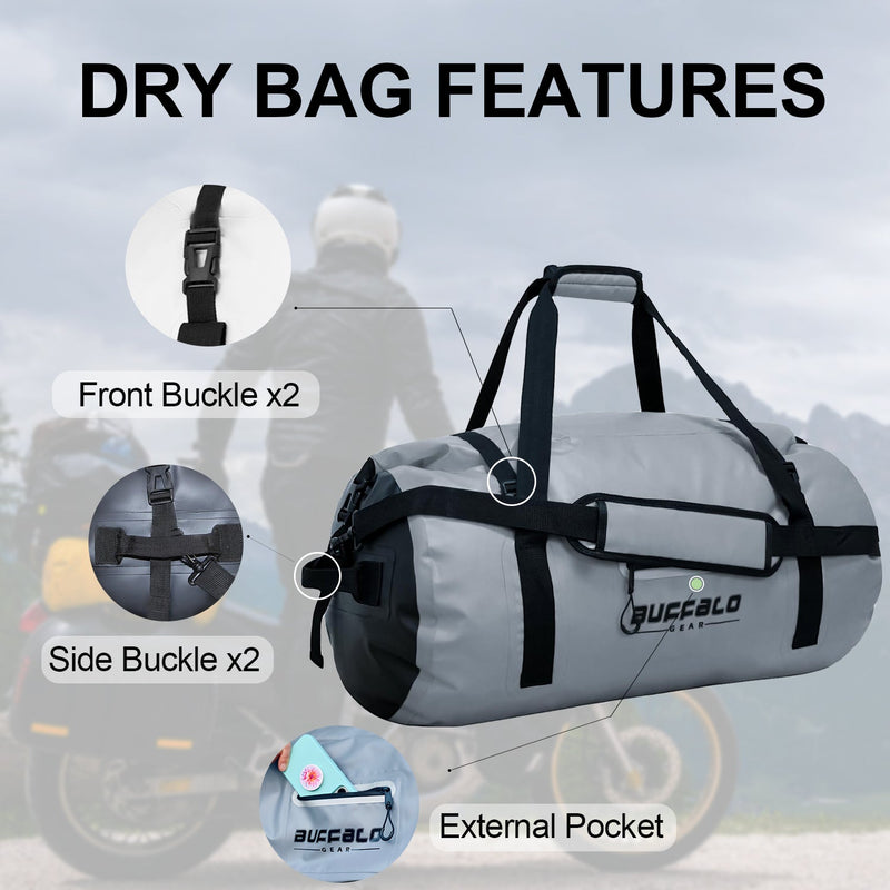Load image into Gallery viewer, 63QT Roll Top Waterproof Duffel Bag
