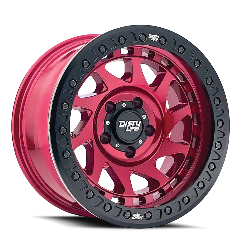 Load image into Gallery viewer, Dirty Life 9313 Enigma Race 17x9 / 8x170 BP / -12mm Offset / 125.2mm Hub Crimson Candy Red Wheel
