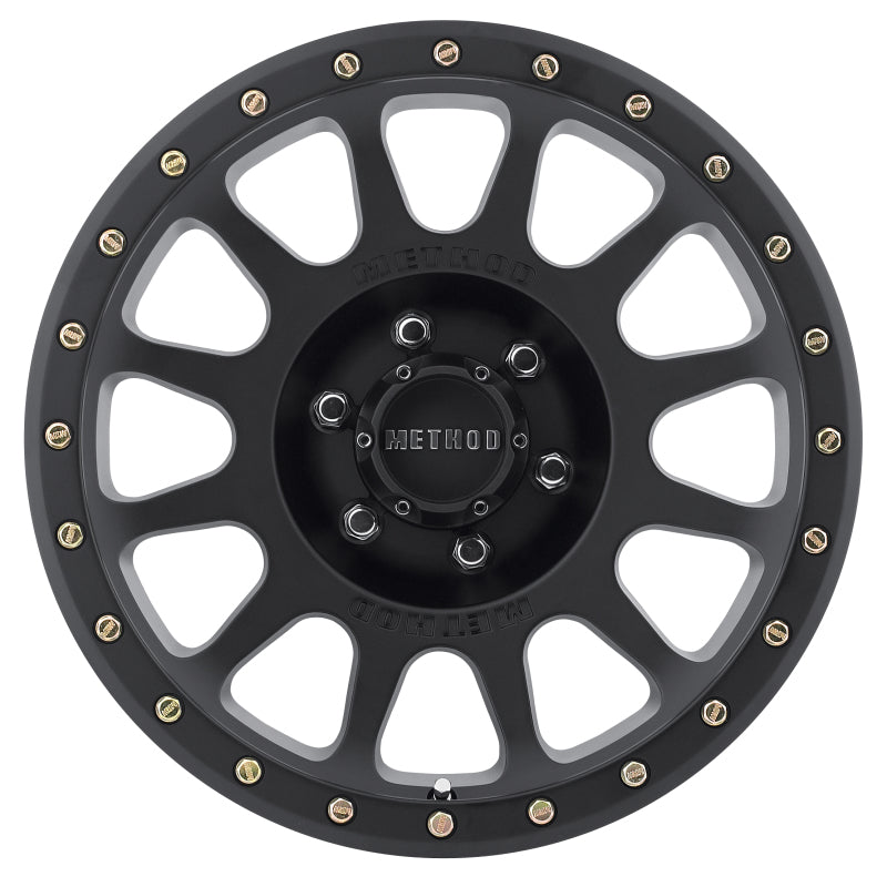 Load image into Gallery viewer, Method MR305 NV 17x8.5 0mm Offset 6x135 94mm CB Matte Black Wheel
