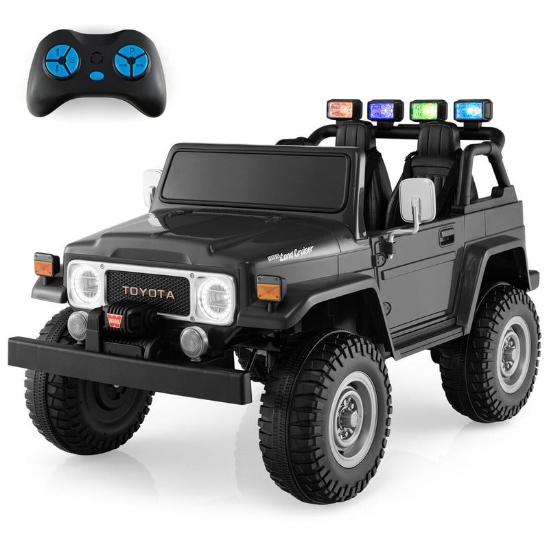 Load image into Gallery viewer, 12V Licensed Toyota FJ40 RC Truck with Laser Light and Music - 2 Seater Ride-On Car
