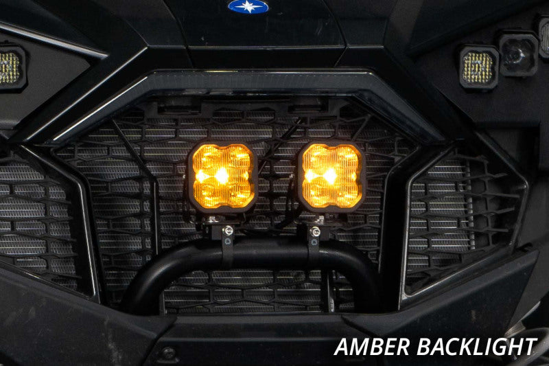 Load image into Gallery viewer, Diode Dynamics SS3 LED Bumper 1 1/2 In Roll Bar Kit Sport - Yellow Combo (Pair)
