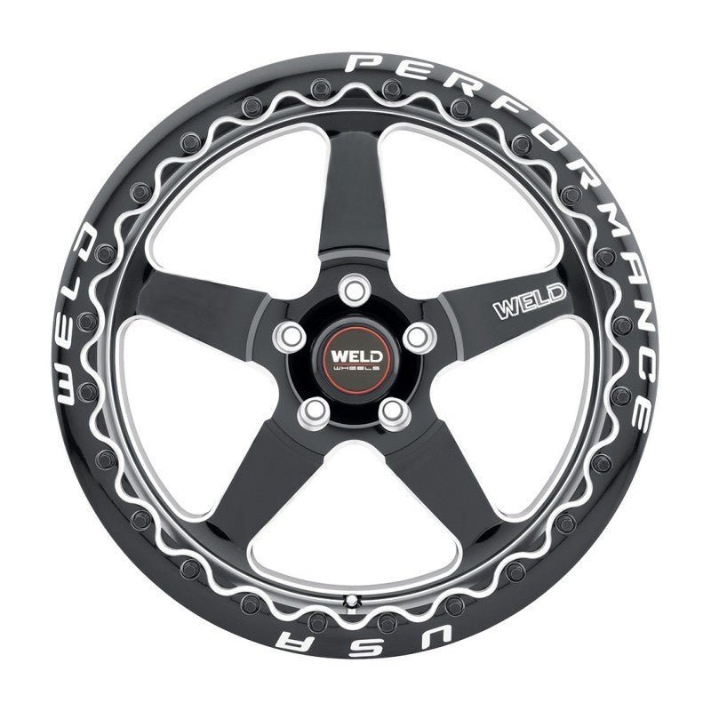 Load image into Gallery viewer, Weld S904 18x10 Ventura Beadlock 5x120 ET45 BS7.25 Gloss BLK MIL DIA 78.1
