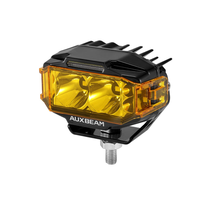Load image into Gallery viewer, V-MAX Series Combo Beam Side Shooter LED Pod Lights with Amber DRL
