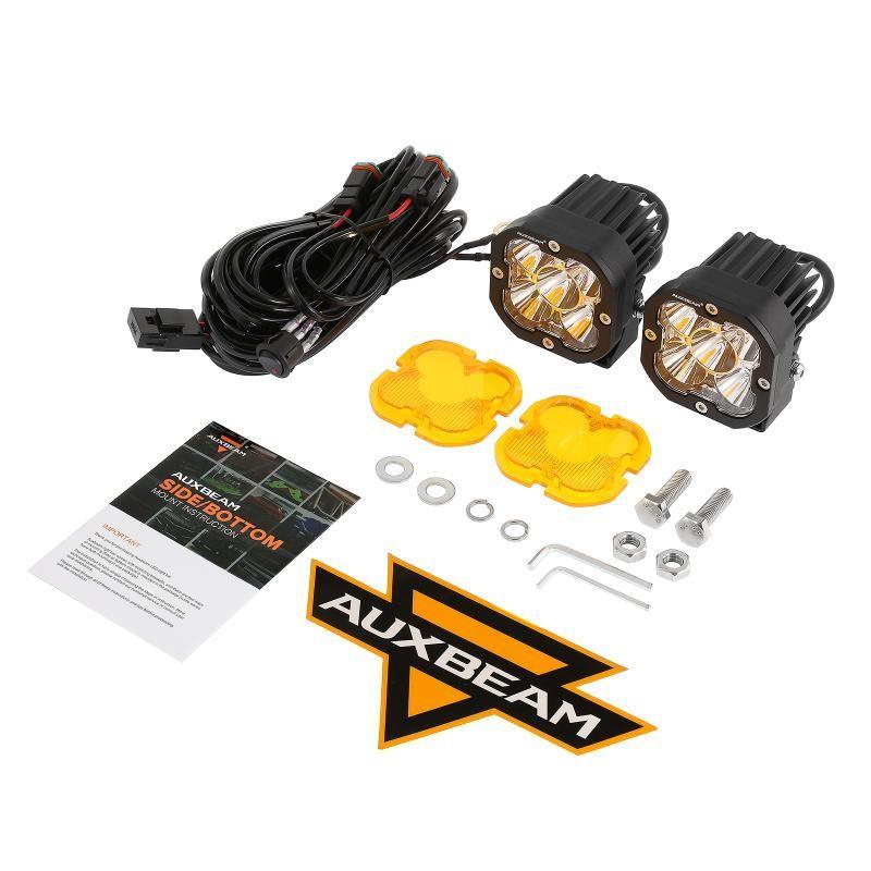 Load image into Gallery viewer, 3 Inch 80W 9600LM LED Pods Lights White&amp;Amber for FORD
