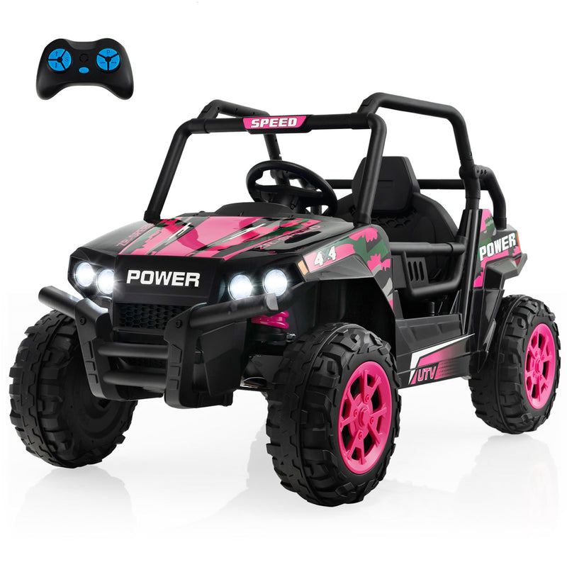 Load image into Gallery viewer, Electric Off-Road UTV for Kids with Remote Control, LED Lights, and Music - 12V
