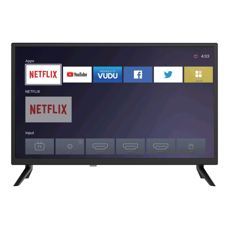 Load image into Gallery viewer, 24&quot; Supersonic Smart HDTV DLED HD WiFi with 3 HDMI Inputs and 2 USB Inputs
