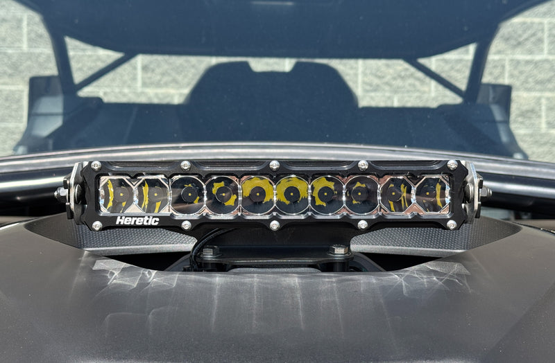 Load image into Gallery viewer, Can Am Maverick R 10 Inch Shock Tower LED Light Bar
