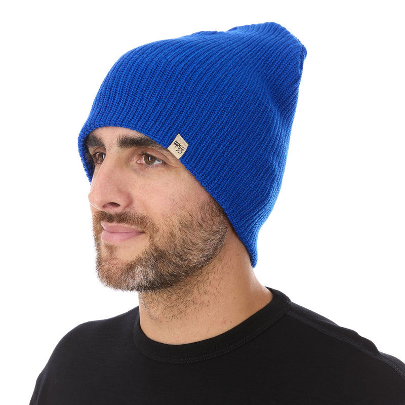 Load image into Gallery viewer, Midweight Knit Wool Beanie - 100% Merino Wool
