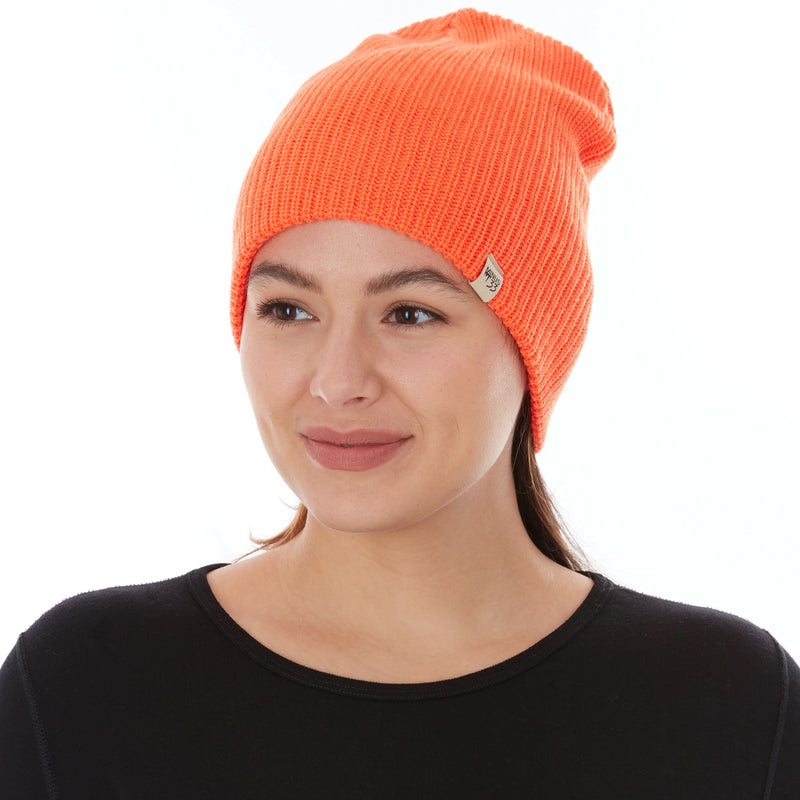 Load image into Gallery viewer, Midweight Knit Wool Beanie - 100% Merino Wool
