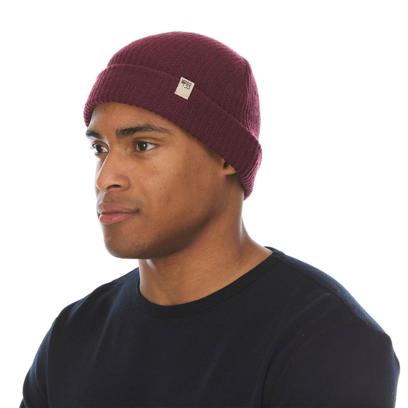 Load image into Gallery viewer, Midweight Knit Wool Beanie - 100% Merino Wool
