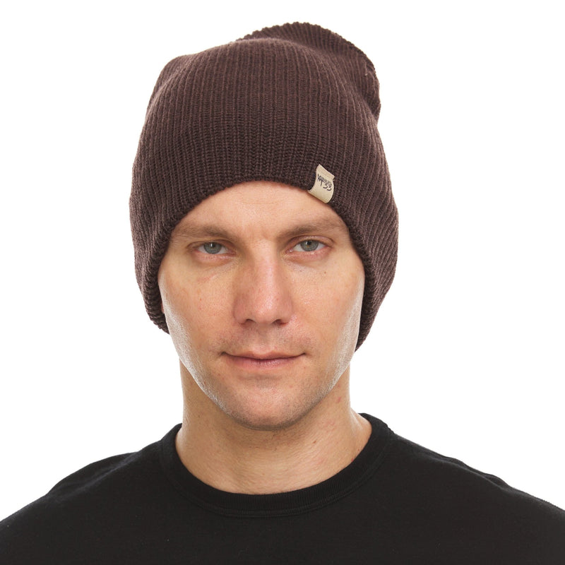 Load image into Gallery viewer, Midweight Knit Wool Beanie - 100% Merino Wool
