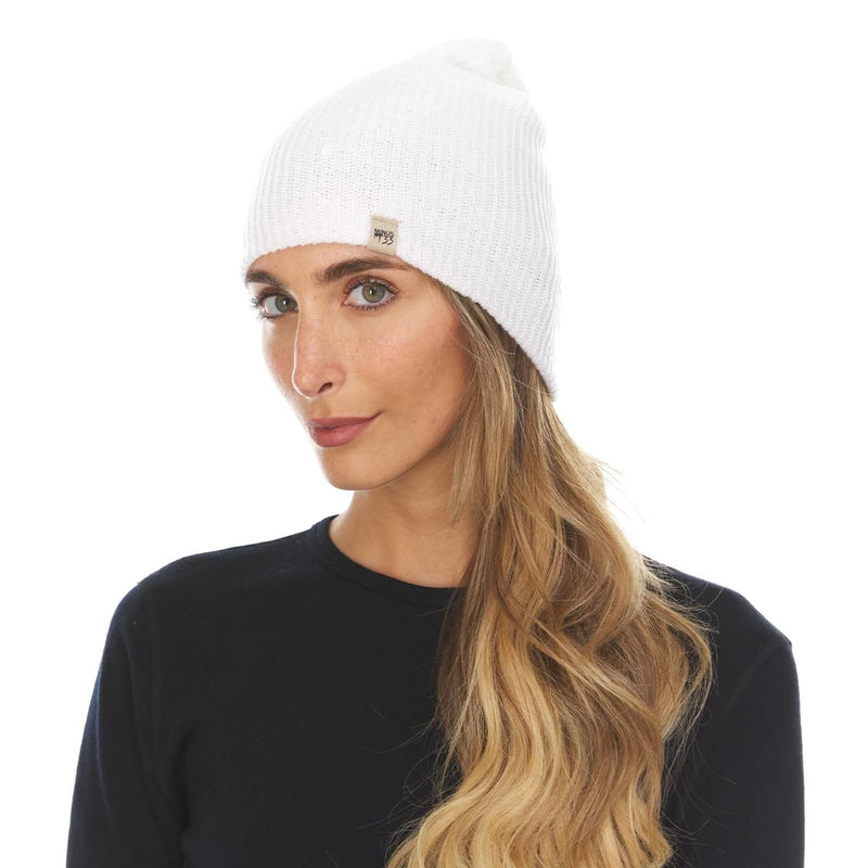 Load image into Gallery viewer, Midweight Knit Wool Beanie - 100% Merino Wool
