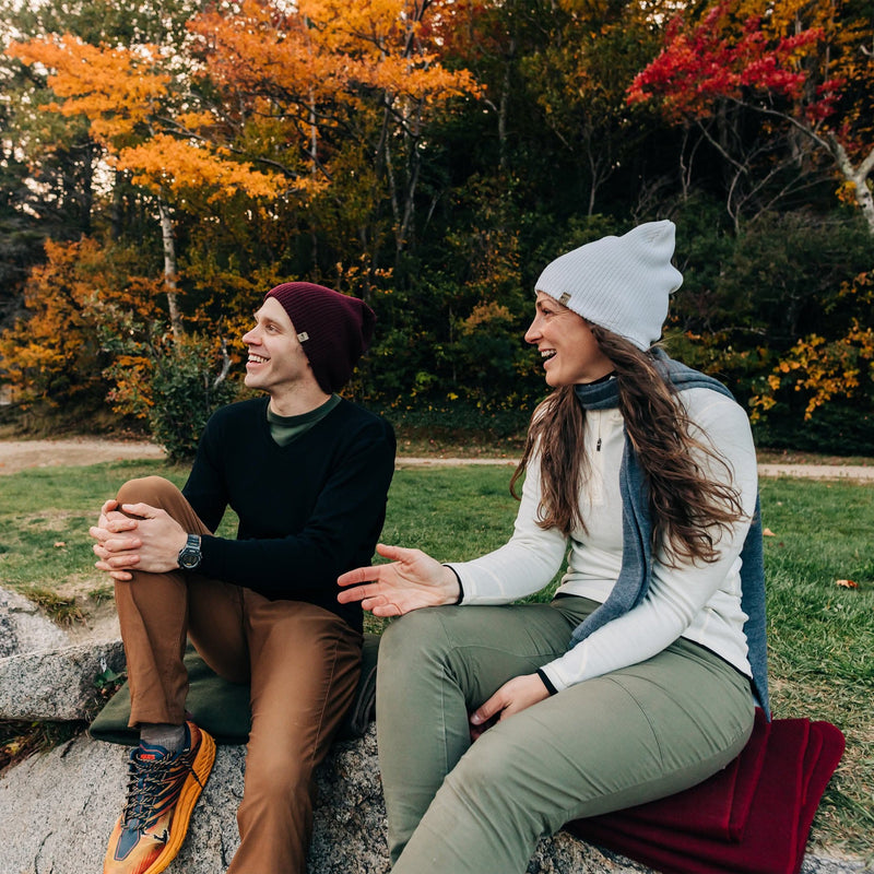 Load image into Gallery viewer, Midweight Knit Wool Beanie - 100% Merino Wool
