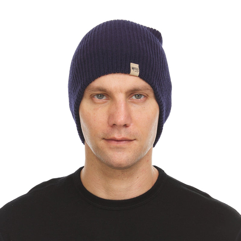 Load image into Gallery viewer, Midweight Knit Wool Beanie - 100% Merino Wool
