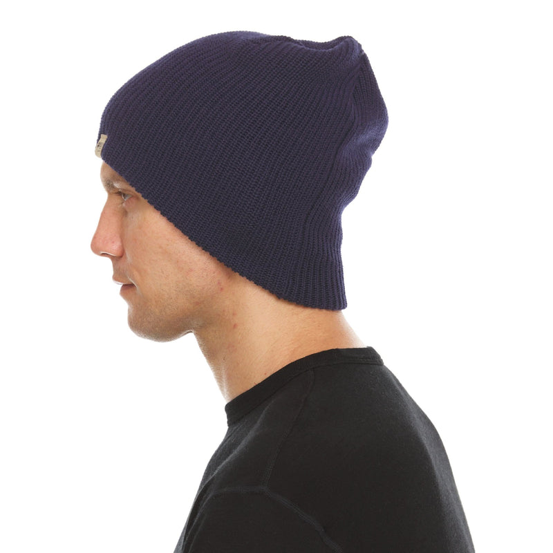 Load image into Gallery viewer, Midweight Knit Wool Beanie - 100% Merino Wool
