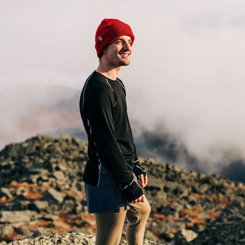 Load image into Gallery viewer, Midweight Knit Wool Beanie - 100% Merino Wool
