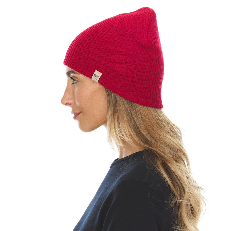 Load image into Gallery viewer, Midweight Knit Wool Beanie - 100% Merino Wool

