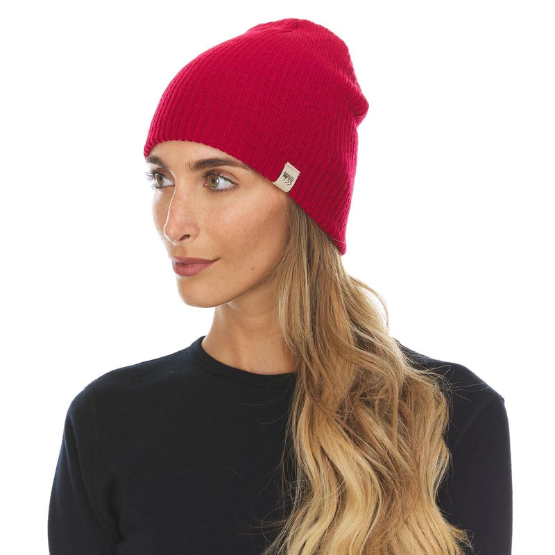 Load image into Gallery viewer, Midweight Knit Wool Beanie - 100% Merino Wool
