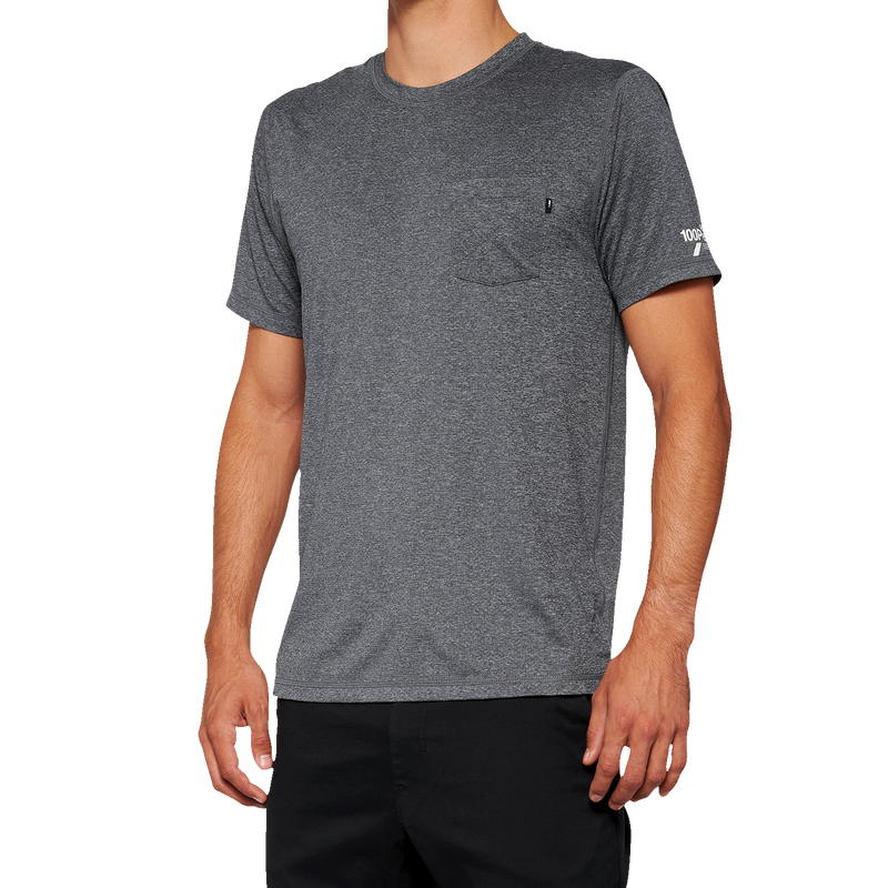 Load image into Gallery viewer, 100% Mission Athletic T-Shirt - Charcoal - XL 20014-00013
