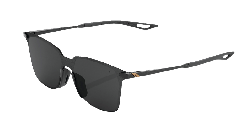 Load image into Gallery viewer, 100% Legere Sunglasses - Square - Polished Black - Smoke 60020-00000
