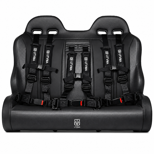 Maverick Sport Max Rear Bench with Harnesses (2019+)