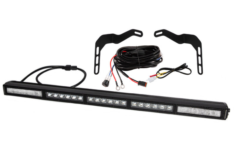 Load image into Gallery viewer, Diode Dynamics 14-21 Toyota Tundra SS30 Stealth Lightbar Kit - Amber Driving
