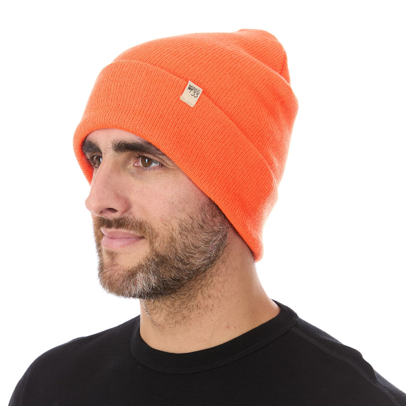 Load image into Gallery viewer, 100% Merino Wool Knit Cuff Beanie- Midweight
