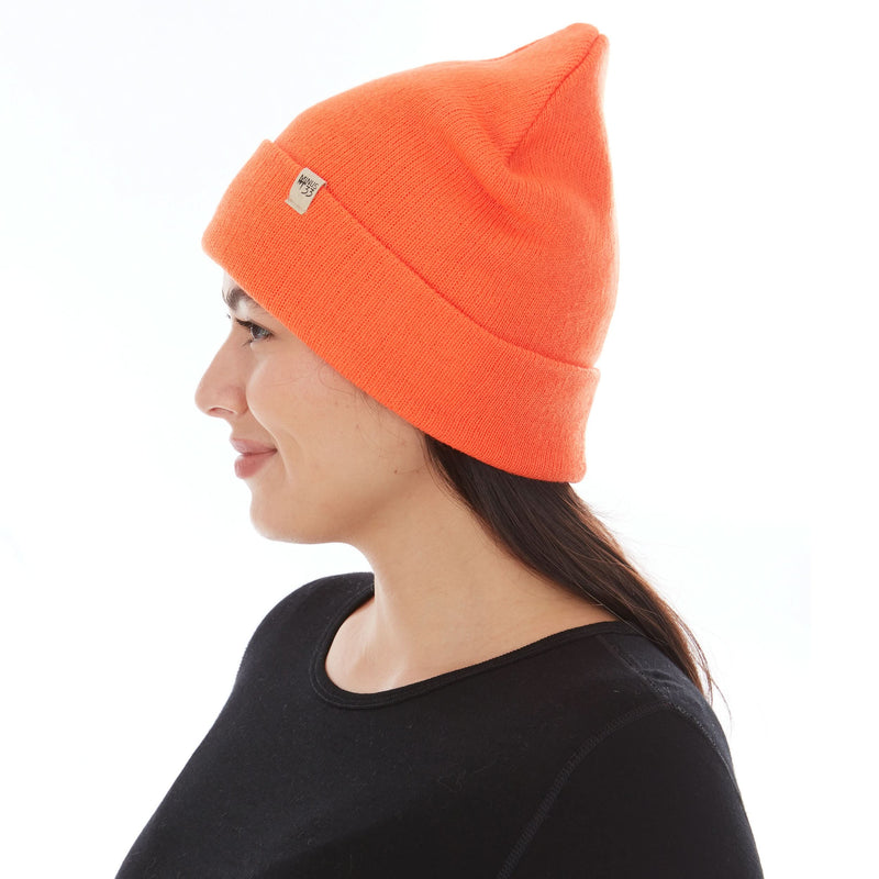 Load image into Gallery viewer, 100% Merino Wool Knit Cuff Beanie- Midweight
