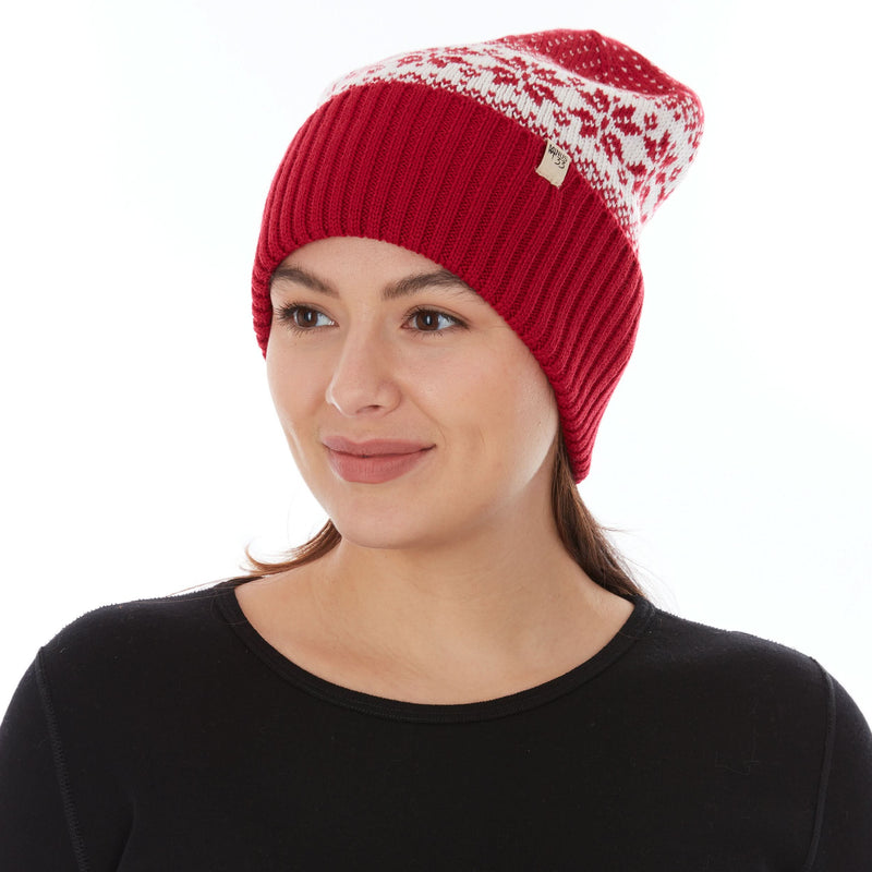 Load image into Gallery viewer, 100% Merino Wool Knit Cuff Beanie- Midweight
