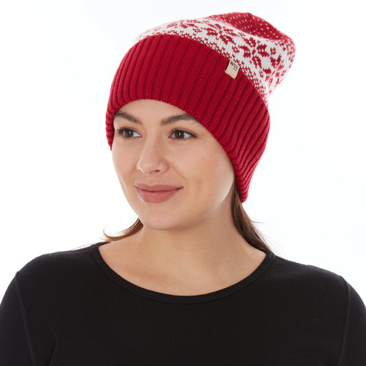 100% Merino Wool Knit Cuff Beanie- Midweight