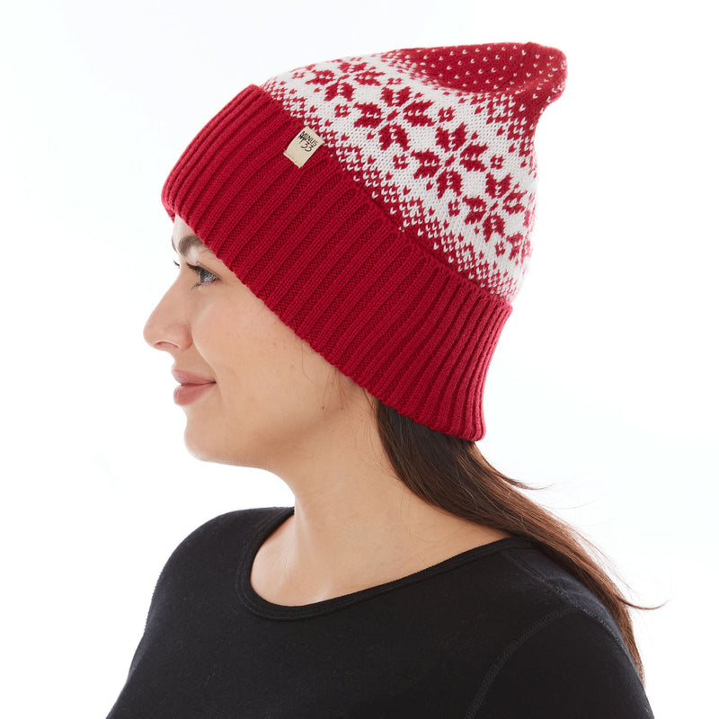 Load image into Gallery viewer, 100% Merino Wool Knit Cuff Beanie- Midweight
