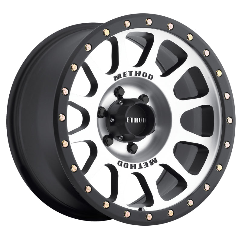Load image into Gallery viewer, Method MR305 NV 18x9 +18mm Offset 6x5.5 108mm CB Machined/Black Street Loc Wheel

