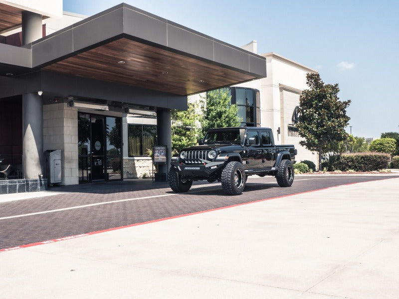 Load image into Gallery viewer, Road Armor 18-20 Jeep Wrangler JL SPARTAN Bolt-On Front Bumper Skid Plate Guard - Tex Blk
