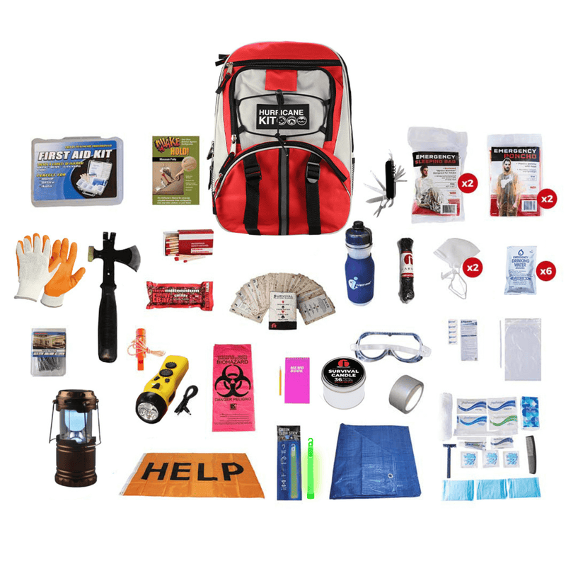Load image into Gallery viewer, WSK 72-Hour Hurricane Emergency Survival Kit with Backpack
