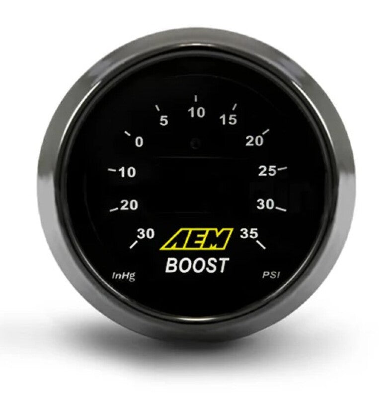 Load image into Gallery viewer, AEM Electronics 52mm Digital Boost Gauge 35 PSI
