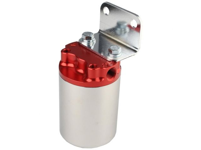 Load image into Gallery viewer, Aeromotive 10 Micron, Red/Polished Canister Fuel Filter
