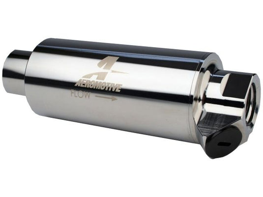 Aeromotive Dual Outlet Oil/Fuel Filter, ORB-12